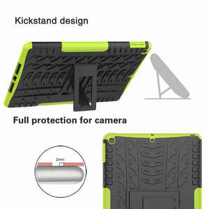 เคสไอแพด 10.2 นิ้วแบบทนทานพร้อมขาตั้งขอบสีม่วง - Product Image 3