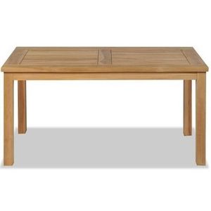 Mesa de comedor de madera de teca 180 x 90 cm para exterior - Product Image 1