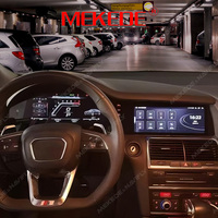 MEKEDE MNB Double écran réel avec écran numérique Lecteur DVD de voiture CarPlay sans fil pour AUDI Q7 2005-2009 Radio GPS 4G LTE