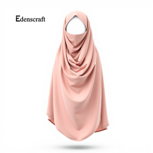 Personalizable ligero transpirable tejido de poliéster islámico Khimar pañuelo elegante modesto tradicional de manga larga para hombres - Product Image 1
