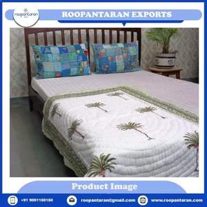 Venta caliente edredón de bebé de algodón orgánico hecho a mano en estilo indio para niños pequeños directo de puntos de venta de fábrica - Product Image 4