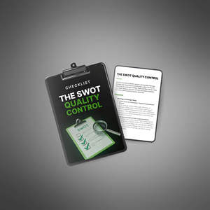 Control de Calidad SWOT para Investigación de Mercado y Análisis de Demanda - Product Image 1