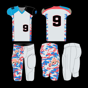 เสื้อเจอร์ซี่อเมริกันฟุตบอลปักลายพรีเมี่ยมสำหรับเด็กและเยาวชนเสื้อดีไซน์แขนสั้นทนทานพร้อมชุดเสื้อระบายอากาศ - Product Image 1