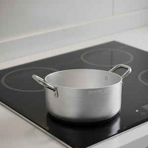 Made in Italy Pura Induction Stainless Steel 24 Diameter Casserole Dish with Two Handles Cooking <b>Pot</b> for Kitchen Restaurant - Product Image 5