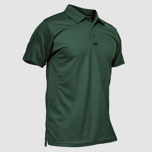 Vêtements de mode en gros pour Boss Golf, T-shirt polo avec logo personnalisé brodé, 100% polyester, manches courtes, uniforme pour hommes, design - Product Image 5
