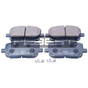 Set di pastiglie freno anteriori FEBEST (0101-ZZE130F) - Product Image 1