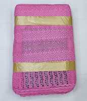 Tissu en coton dentelle de qualité supérieure, tricoté, motif denim appliqué, résistant au rétrécissement, pour auvents, textiles de couture pour filles, chemises