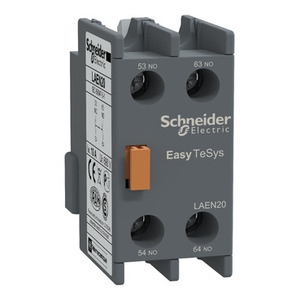 Per Contattori SCHNEIDER ELECTRIC LAEN20 EasyPact TVS 2 NO con Terminali a Morsetto e Blocco Contatti Ausiliari - Product Image 1