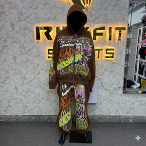 2026ใหม่ชุดวอร์มมีซิปสำหรับผู้ชายดีไซน์ใหม่มีเอกลักษณ์ - Product Image 1