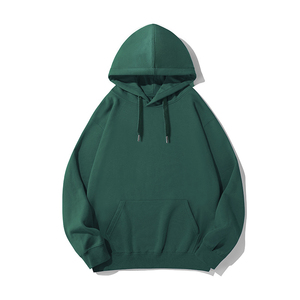 Sudadera con capucha de talla grande para hombre, jersey con cordón de peso pesado, sudaderas con capucha en blanco de algodón de gran tamaño, logotipo personalizado - Product Image 4