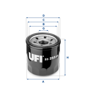 ตัวกรอง UFI ระดับมืออาชีพ ตัวกรองน้ํามันรถยนต์ - การดูแลเครื่องยนต์ที่มีความแม่นยํา 23.255.00 - เพื่อประสิทธิภาพสูงสุดของยานพาหนะ - Product Image 2