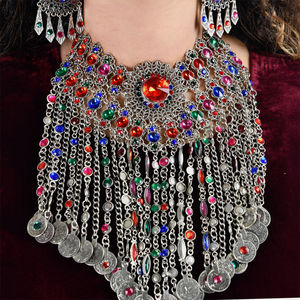 ชุดเครื่องประดับจากอัฟกานิสถานชุดเครื่องประดับงานแต่งงานแฟชั่นล่าสุดราคาถูกของ100% - Product Image 3