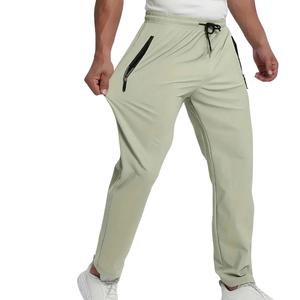 Custom <b>Men's</b> Outdoor Quick Dry <b>Stretch</b> Breathable Lightweight Sports Sweatpants Mid Waist Drawstring Closure Side Pockets - Product Image 1