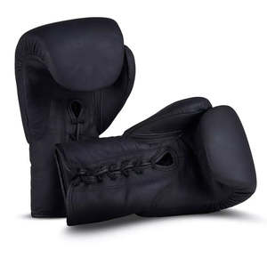 Comfortable Boxing Gloves With Reinforced <b>Padding</b> Adjustable Wrist Strap and Sleek Style for All Athletes - Product Image 6