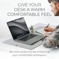 Alas Meja Felt Besar Tahan Lama dengan Logo Kustom, Laris di Pabrik, Pelindung Mouse Pad Anti Selip untuk Meja Kantor