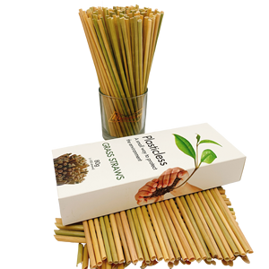 Pajita de hierba natural/Respetuoso con el medio ambiente, biodegradable y desechable/La solución ideal para celebraciones, bodas y fiestas - Product Image 1