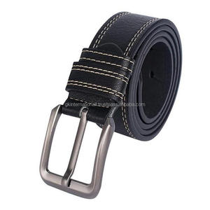 Luxury Handcrafted Men's Leather Casual Belt in Black <b>Brown</b> or <b>Tan</b> Genuine Leather High Quality Leather Belts and Accessories - Product Image 4