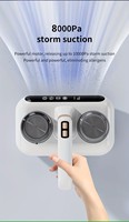 Aspirateur portable intelligent à écran tactile en plastique, aspiration puissante, sans fil, silencieux, pour matelas, lit, oreiller
