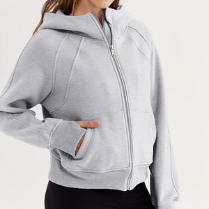 Ropa de calle con logotipo personalizado, sudadera para mujer, Jersey, sudaderas con capucha para gimnasio, Sudadera corta transpirable para mujer, Top corto informal para mujer, Sudadera con capucha 2026 - Product Image 1