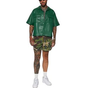 Custom <b>winter</b> Jacket <b>shirt</b> Colored <b>Shirts</b> High Quality Leather Button up <b>Shirts</b> <b>For</b> <b>Men</b> 2025 - Product Image 3