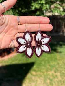 Pendientes de cuentas bohemias con flecos en cascada Andy de diseño turquesa, regalo de joyería único - Product Image 3