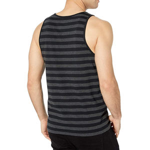 Débardeur sans manches respirant à séchage rapide et doublé noir pour homme, vêtement de Fitness et de Gym musculaire en coton confortable - Product Image 4