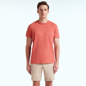 Camiseta para hombre de manga corta de algodón Casual para hombre estándar de manga corta de manga larga Pima Jersey cuello redondo Camiseta - Product Image 5