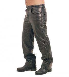 Pantalon en cuir Nouvelle Arrivée 2024 Léger Mi-long Logo personnalisé Qualité professionnelle Fabricant professionnel Vêtements de mode urbaine - Product Image 6