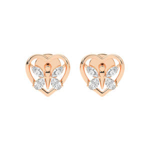 AIER-1274 Classic Sparkling Diamond Boucles d'oreilles pour les femmes pour en or jaune platine ou or blanc et or rose - Product Image 1
