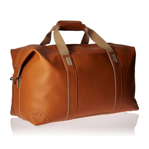 Leather Weekender <b>Duffel</b> <b>Bag</b> Travel Durable Brown Genuine Leather Handbag for Men and Women - Product Image 4