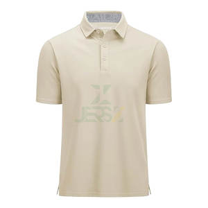 เสื้อกอล์ฟผ้าโพลีเอสเตอร์สำหรับผู้ชายเสื้อโปโลผ้าแห้งแบบซับเหงื่อสำหรับใส่วิ่งกอล์ฟ - Product Image 1