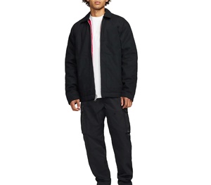 Veste d'hiver vintage à fermeture éclair en toile pour hommes de style High Street avec col rabattu et broderie pour veste utilitaire pour hommes - Product Image 3