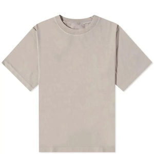 Wholesale 100% Cotton Drop Shoulder Oversized <b>Cropped</b> Boxy <b>Fit</b> <b>T</b> <b>Shirt</b> 260 GSM Heavy Weight with Custom Logo Letter Pattern - Product Image 5