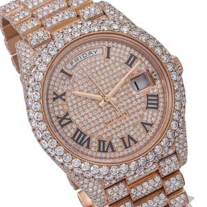 Reloj de Diamantes de Oro Rosa de Lujo y Calidad Premium para Fiestas de Negocios y Uso Diario Disponible a un Precio Competitivo desde India - Product Image 2