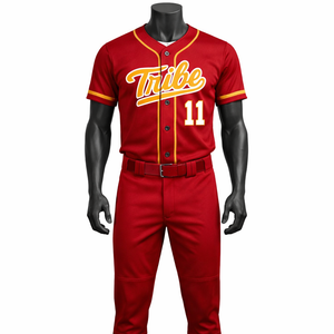 Custom OEM Baseball Uniform Set High Quality Polyester Breathable Team Jersey <b>Pants</b> Wholesale Sportswear - Product Image 1
