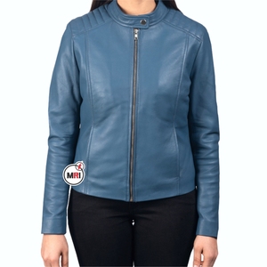 Automne et hiver vente chaude vestes pour femmes avec fermeture éclair à manches longues chaud en plein air dames veste en cuir flambant neuf en gros PU Lea - Product Image 3