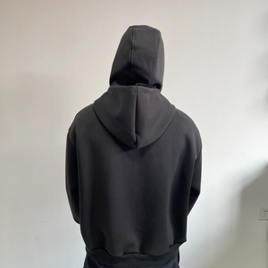 Custom Full Face Mask Hoodies Manufacturers Men Street Wear Cremallera Hip Hop Hoodie con Face Masked Basics Algodón Mezclado - Product Image 3