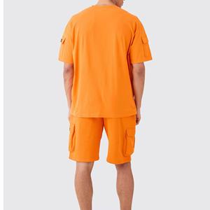 Hot Sale Product New Arrival <b>Men</b> Summer <b>Short</b> Sleeve <b>T</b> <b>Shirts</b> <b>and</b> <b>Shorts</b> Twin <b>Set</b> Contrast Color <b>Men</b> Twin <b>Sets</b> for Adults - Product Image 2
