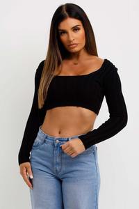 Suéter de Punto Corto para Mujer, Cuello Redondo, Color Sólido, Estilo Vintage Lavado, Holgado, con Abertura en el Dobladillo, para Invierno, Formal, con Borlas - Product Image 4