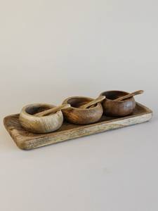 Plateaux élégants en bois de manguier faits à la main pour la salle à manger et les cadeaux dans des formes personnalisables pour les maisons modernes - Product Image 5