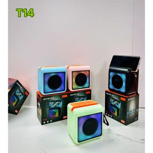 ลำโพงพกพา T14 8W RGB LED ไร้สาย พร้อมวิทยุ FM และไมโครโฟน สำหรับใช้งานกลางแจ้ง - Product Image 3