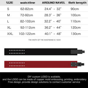 Lever <b>Buckle</b> Heavy Duty Professional Protection Non-Slip Adjustable Weight Lifting Power Belt with COWHIDE Leather - Product Image 5