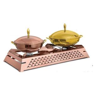 Chauffe-plats pour buffet de créateur fabriqué à la main de qualité supérieure chauffe-plats équipement de restaurant décoratif personnalisé chauffe-plats - Product Image 6