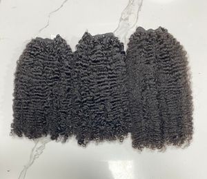 Crépus Bouclés Super Double Dessiné 100% Extension de Cheveux Humains Vietnamiens Tissage Cheveux Cuticules Alignés Prix de Gros pour les Femmes Noires - Product Image 2