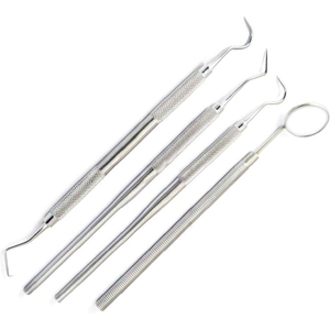 Kit de examen dental profesional 6 piezas de acero inoxidable Cuidado bucal Instrumentos dentales Instrumentos quirúrgicos - Product Image 2