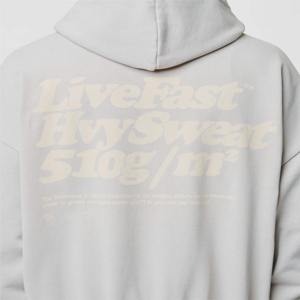 New 2025 Custom All Print <b>Hoodie</b> 100% Cotton <b>Zip</b> <b>up</b> <b>Hoodie</b> with Heavyweight Fleece and Embroidered Puff Design Customized OEM - Product Image 6