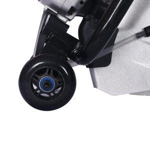 Scie à béton électrique industrielle 14 pouces pour découpe humide/sèche, 3000W, avec rouleau de guidage et accessoire pour ligne d'eau - Product Image 4