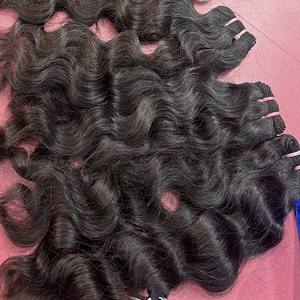 Extensiones de cabello humano de trama de piel Natural de onda de agua peruana 100 paquetes de gramos 100% cabello virgen - Product Image 5