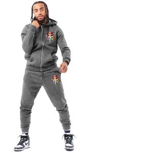 Traje de entrenamiento deportivo transpirable de alta calidad para hombre, chándal de jogging personalizado, pantalones personalizados, conjunto de dos piezas para invierno - Product Image 5