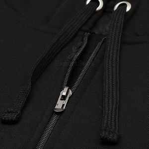 Sudadera con capucha con cremallera básica de calidad superior con cremallera frontal suave Estilo casual Hombres Sudadera con capucha con cremallera - Product Image 5